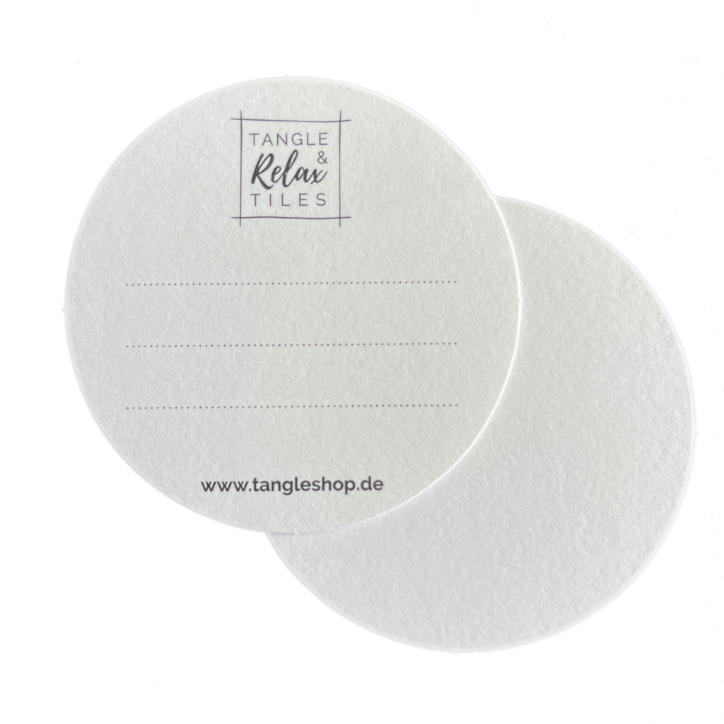 Tangle & Relax Tiles Kreis klein (Durchmesser 6,8 cm)