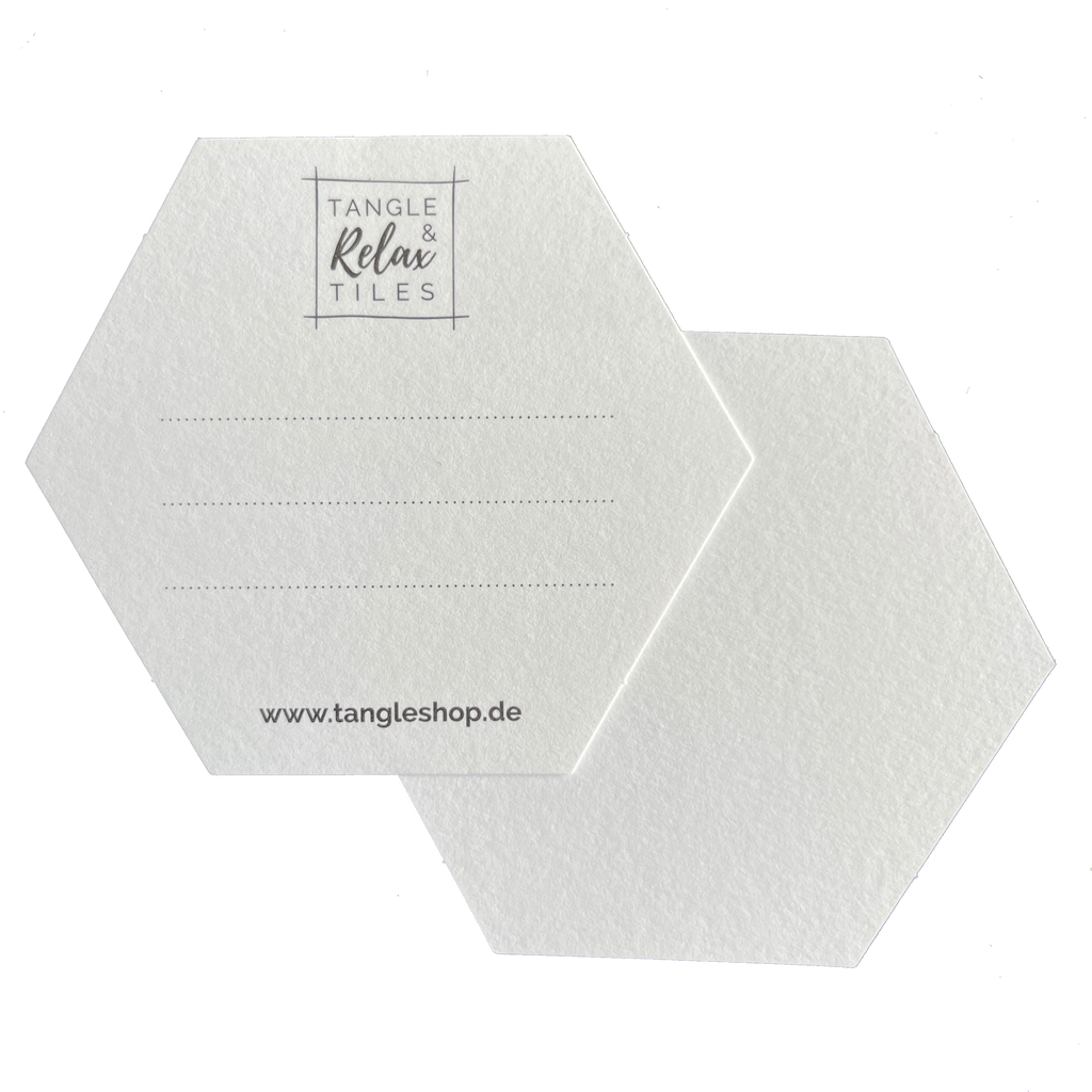 Tangle & Relax Tiles Sechseck groß (10,9 x 9,5 cm)